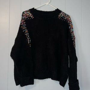 Sweater with sequins